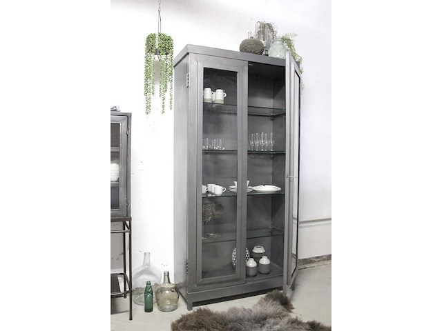 Quip & co - industriële 2-deurs kast - afbeelding 4 van  5