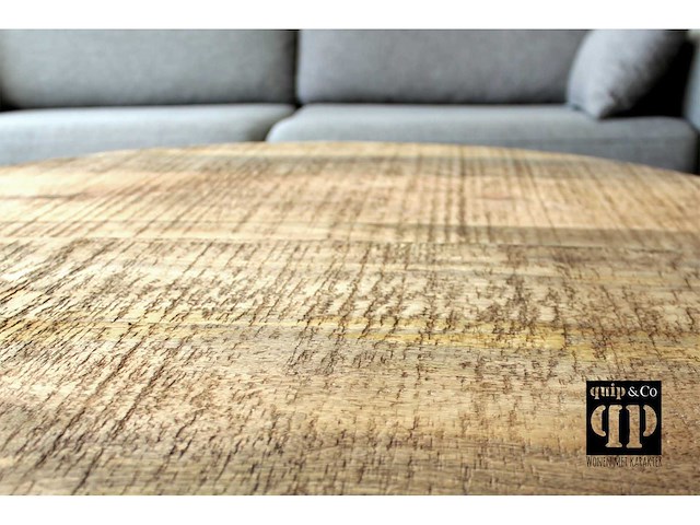 Quip & co - ronde industriële salontafel - afbeelding 1 van  2