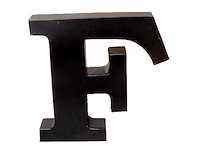 Quip & co 30cm metalen letter f (10x) - afbeelding 1 van  4