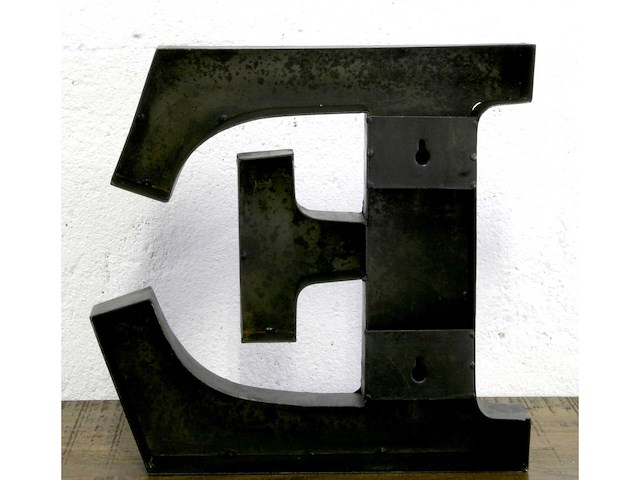 Quip & co 30cm metalen letter f (10x) - afbeelding 2 van  4