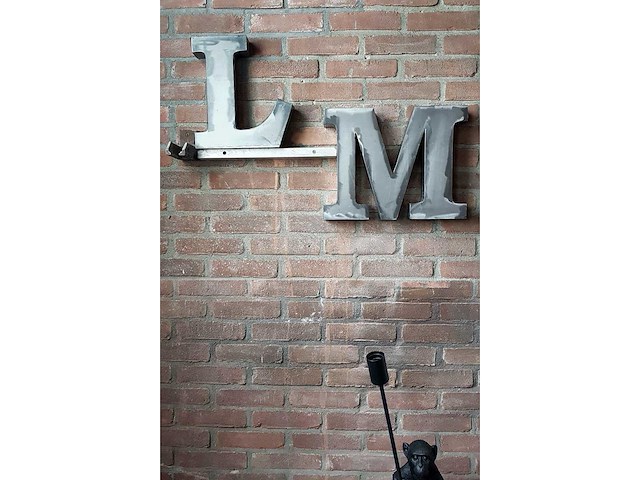 Quip & co 30cm metalen letter f (10x) - afbeelding 1 van  2