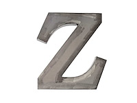 Quip & co 30cm metalen letter z (10x) - afbeelding 1 van  3