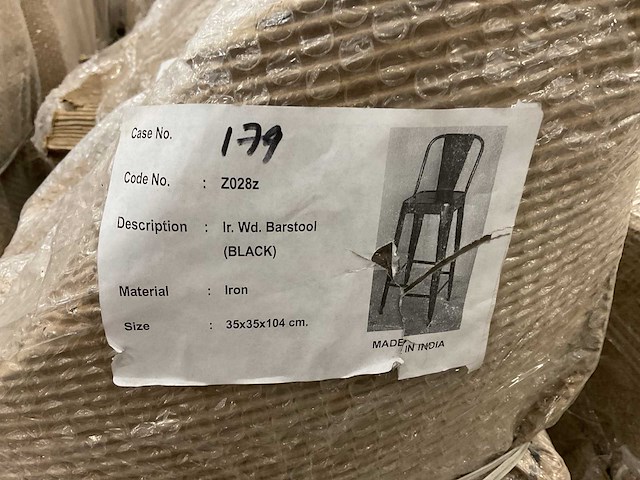 Quip & co barkruk met rugleuning (2x) - afbeelding 4 van  4