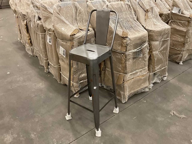 Quip & co barkruk met rugleuning (4x) - afbeelding 1 van  3