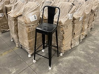 Quip & co barkruk met rugleuning (4x) - afbeelding 1 van  2