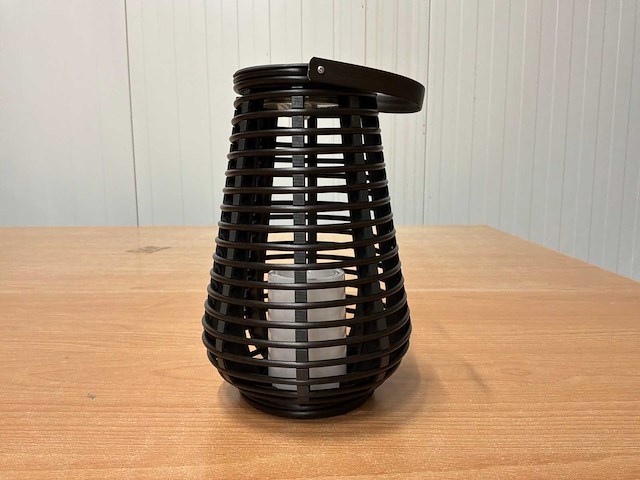Quokware ovaal rotan buitenverlichting (25x16cm) - afbeelding 1 van  7