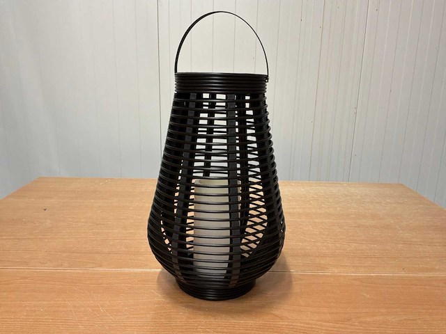 Quokware ovaal rotan buitenverlichting (45x30cm) - afbeelding 1 van  6