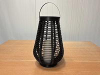 Quokware ovaal rotan buitenverlichting (45x30cm) - afbeelding 1 van  6