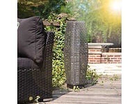 Quokware vierkant rotan buitenverlichting (6ox21cm) - afbeelding 8 van  9