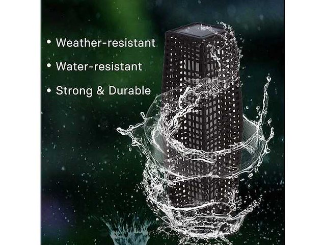 Quokware vierkant rotan buitenverlichting (6ox21cm) - afbeelding 8 van  8