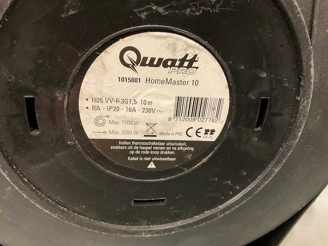 Qwatt homemaster 10 verlengkabelhaspel (7x) - afbeelding 3 van  3