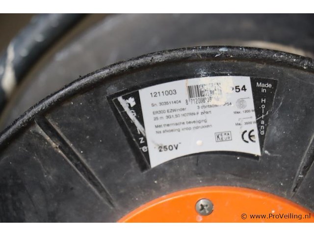 Qwattpro ez winder kabelhaspel er300 1211003 - afbeelding 3 van  6