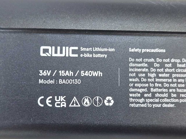 Qwic - e-bike - premium - elektrische fiets - afbeelding 9 van  10