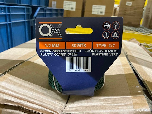 Qx groen geplastificeerd ijzerdraad (40x) - afbeelding 3 van  3