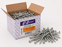 Qz - pozi bit - 6.0x80/65 - spaanplaatschroeven - 100 pack (100x) - afbeelding 1 van  1