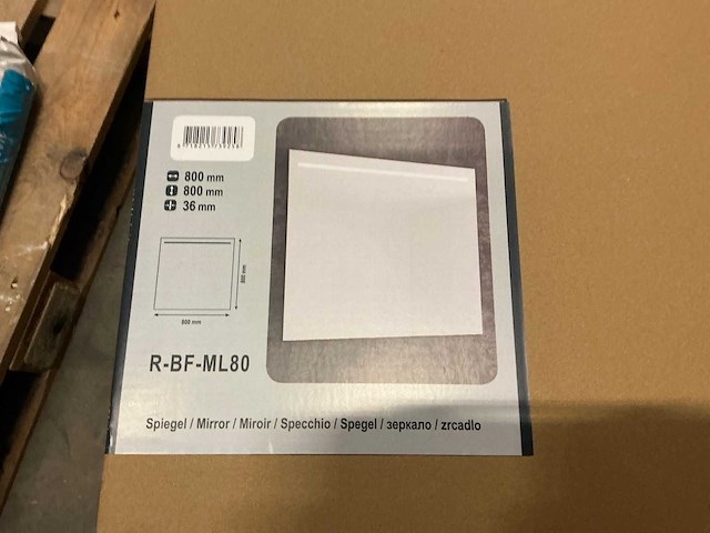 R-bf-ml80 spiegel met led - afbeelding 2 van  2