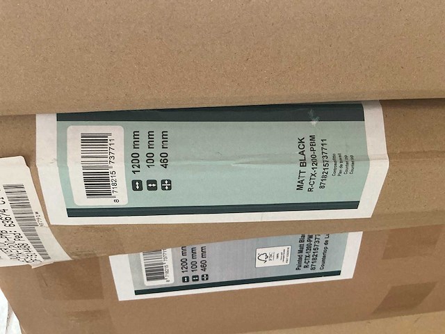 R-ctx-1200-pbm wastafel schap 120cm matt black - afbeelding 4 van  4