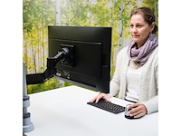 R-go tools circulaire enkele monitorarm bureaubevestiging - afbeelding 3 van  3