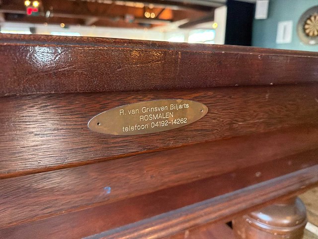 R. van grinsven biljart tafel - afbeelding 3 van  5