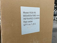 R08-r5 infrarood sauna - afbeelding 3 van  6