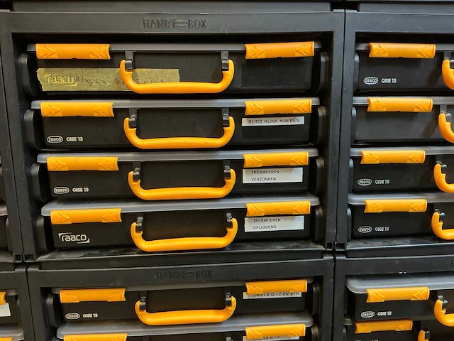 Raaco handybox kast met gevulde assortimentskist (75x) - afbeelding 2 van  39