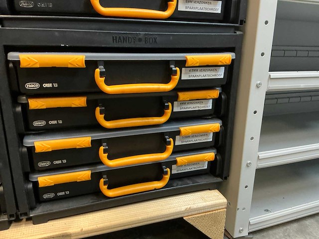 Raaco handybox kast met gevulde assortimentskist (75x) - afbeelding 4 van  39