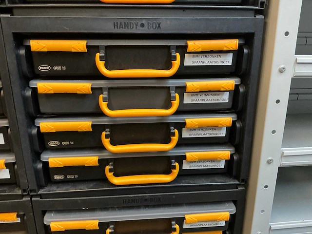 Raaco handybox kast met gevulde assortimentskist (75x) - afbeelding 5 van  39