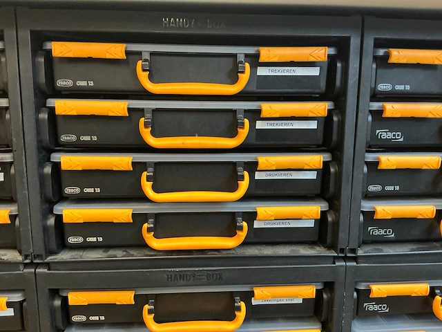 Raaco handybox kast met gevulde assortimentskist (75x) - afbeelding 38 van  39