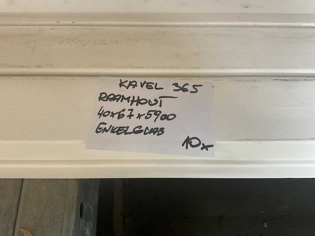 Raamhout enkelglas 40x67x5900 mm (10x) - afbeelding 5 van  5