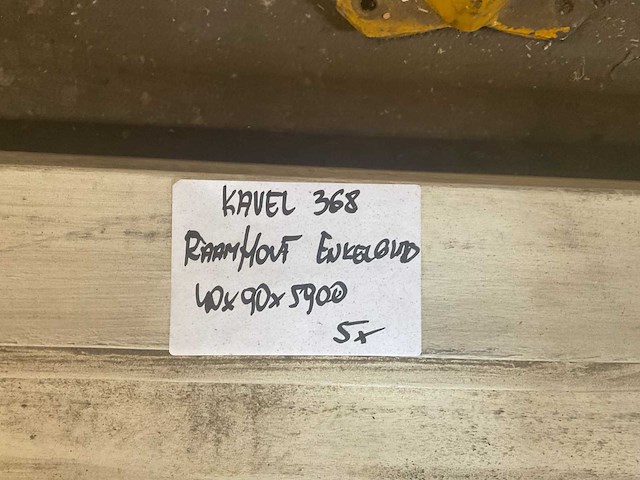 Raamhout enkelglas 40x90x5900 mm (5x) - afbeelding 3 van  3