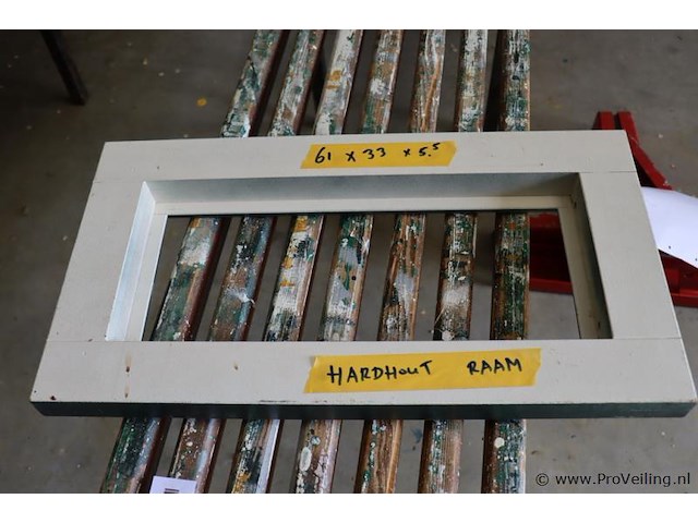 Raamkozijn, hardhout - afbeelding 1 van  4