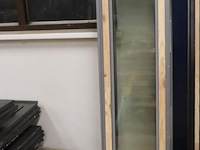 Raamkozijn met ventilatierooster t.b.v. tuinhuis - 37.5x8x160cm - afbeelding 1 van  5