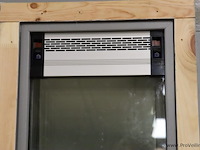 Raamkozijn met ventilatierooster t.b.v. tuinhuis - 37.5x8x160cm - afbeelding 2 van  5