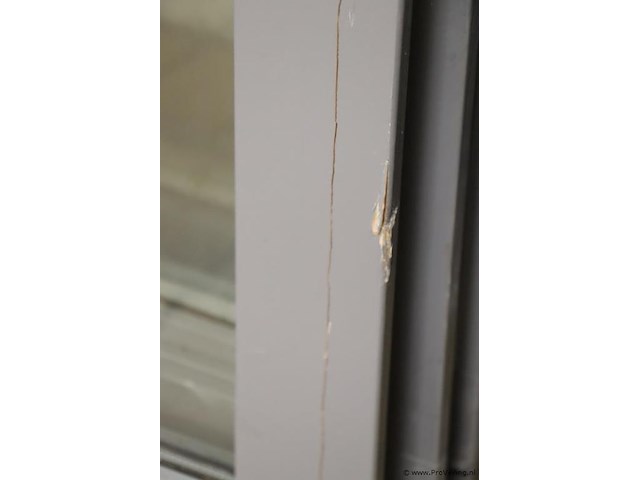 Raamkozijn met ventilatierooster t.b.v. tuinhuis - 37.5x8x160cm - afbeelding 5 van  5