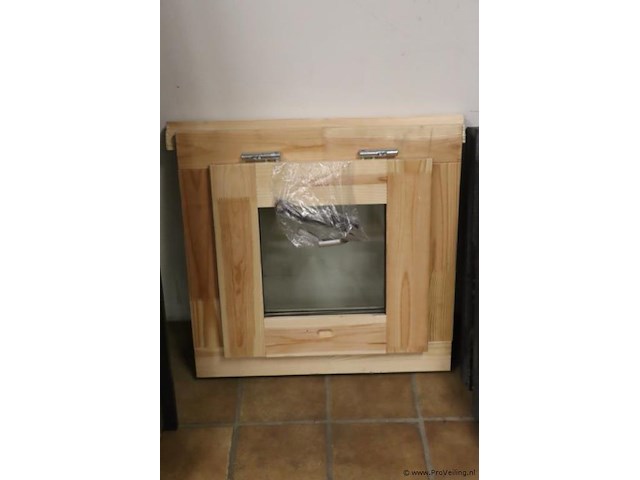 Raamkozijn t.b.v. tuinhuis - 60x8x58cm - afbeelding 3 van  4