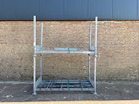 Raampallet gegalvaniseerd met oplatters (2x) - afbeelding 1 van  6