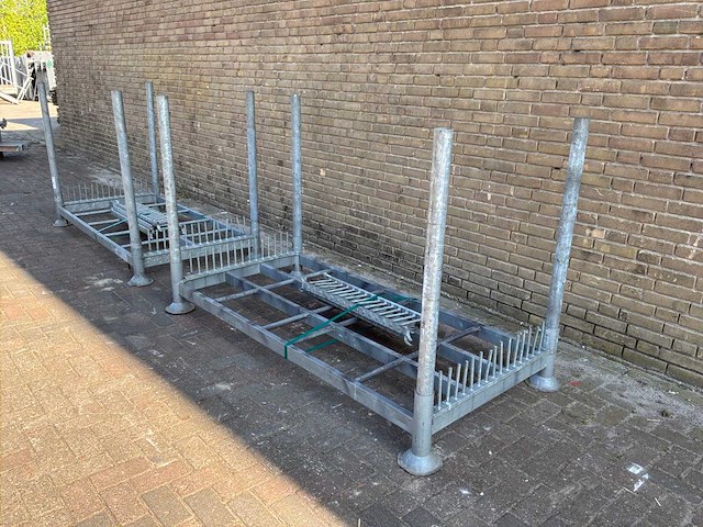Raampallet gegalvaniseerd met oplatters (2x) - afbeelding 4 van  6