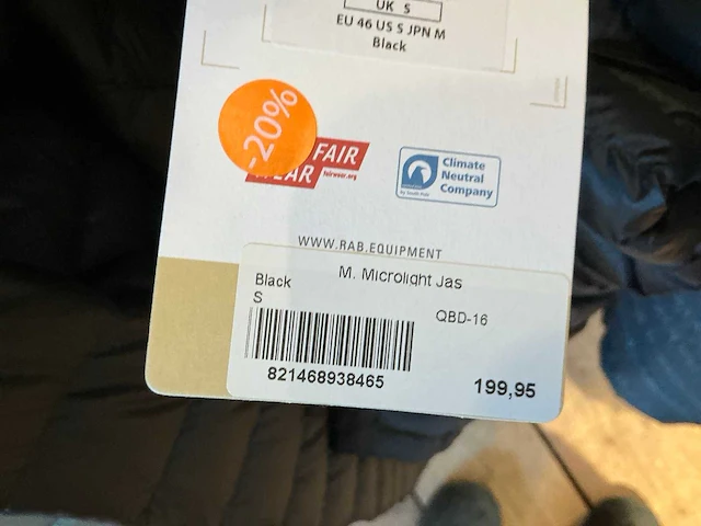 Rab jas (14x) - afbeelding 7 van  22