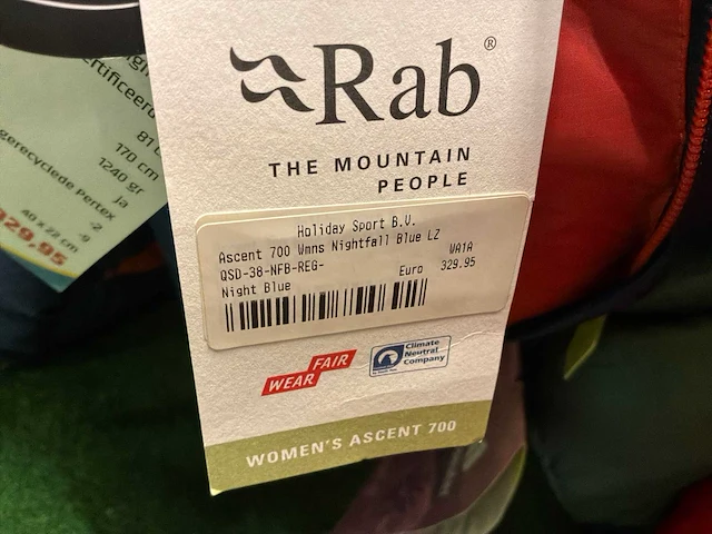 Rab / lowland ascent 700 / ascent 900 xl slaapzak (3x) - afbeelding 4 van  7