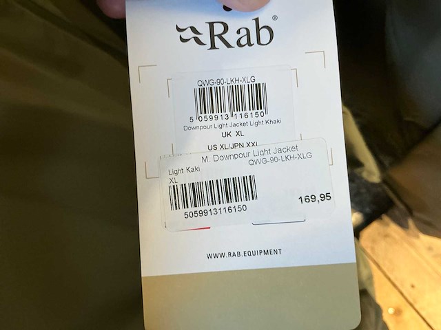 Rab windbreaker jas (15x) - afbeelding 18 van  19