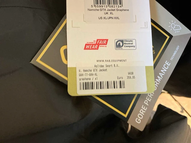 Rab windbreaker jas (15x) - afbeelding 3 van  19