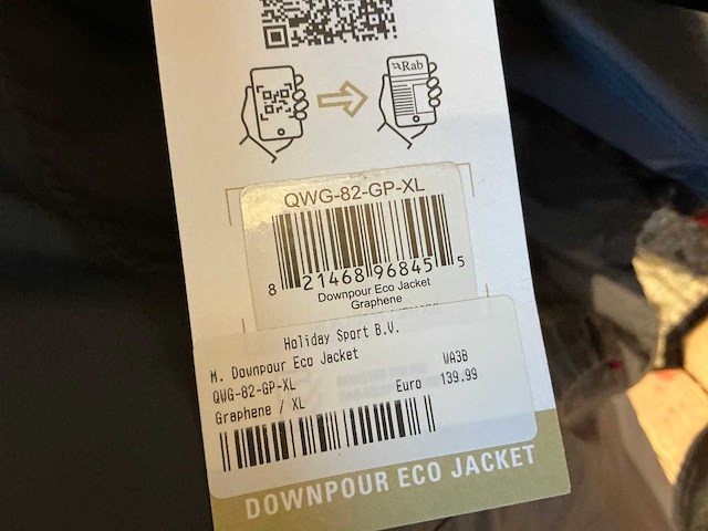 Rab windbreaker jas (20x) - afbeelding 12 van  23