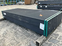 Rabat houtmotief betonschutting 3.5x26x84 cm (20x) - afbeelding 1 van  4