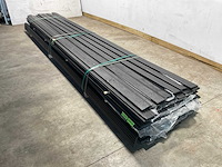 Rabat zwart met halfhout verbinding 490x13,6x1,8 cm (47x) - afbeelding 1 van  8