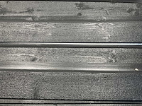 Rabat zwart met halfhout verbinding 490x13,6x1,8 cm (47x) - afbeelding 5 van  8