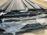 Rabat zwart met halfhout verbinding 490x13,6x1,8 cm (47x) - afbeelding 7 van  8