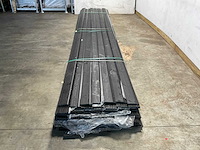 Rabat zwart met halfhout verbinding 490x13,6x1,8 cm (50x) - afbeelding 3 van  8