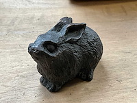 Rabbit decoratief beeld (2x) - afbeelding 2 van  3