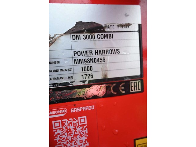 Rabe - turbodrill xl300a - combi-rijenzaaimachine met 2021 maschio gaspardo dm 3000 combi power harrows - afbeelding 4 van  20