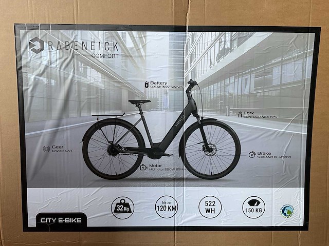 Rabeneick comfort elektrische fiets - afbeelding 11 van  19